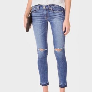 rag & bone/Jean Lily Dale Raw Hem